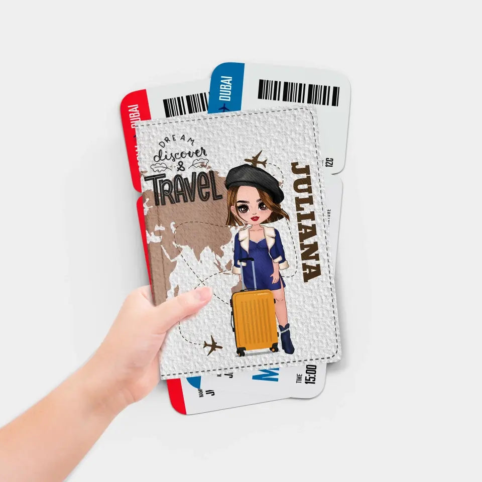 Let the adventure begin with the Customizable Passport Covers