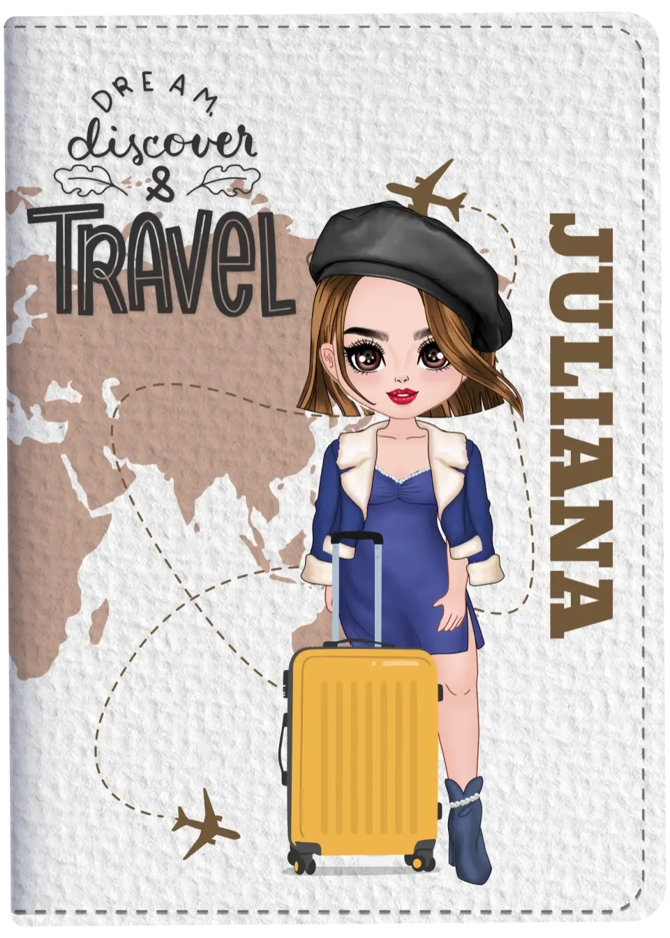 Let the adventure begin with the Customizable Passport Covers