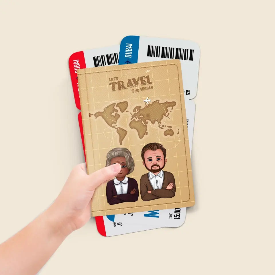 Travel with an open heart and an open mind - let us help you With Customizable Passport Covers