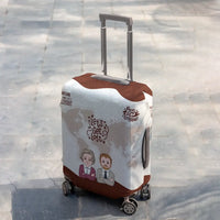 Thumbnail for Customizable Luggage Cover  - Travel far, travel wide, travel deep