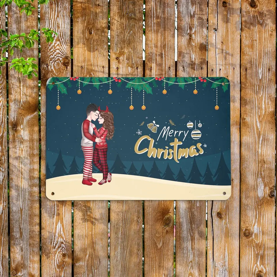 Moon is shining, Chritmas is arriving! Celebrate Chirstmas with Customized Metal sign!