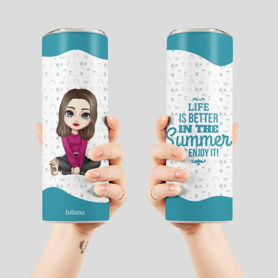 Make Your Own Customized Tumbler Cover! Sip to Admire the Beauty!