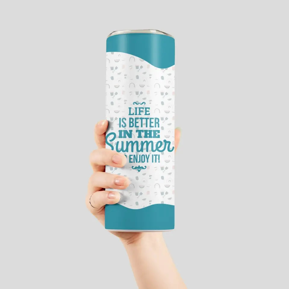 Make Your Own Customized Tumbler Cover! Sip to Admire the Beauty!