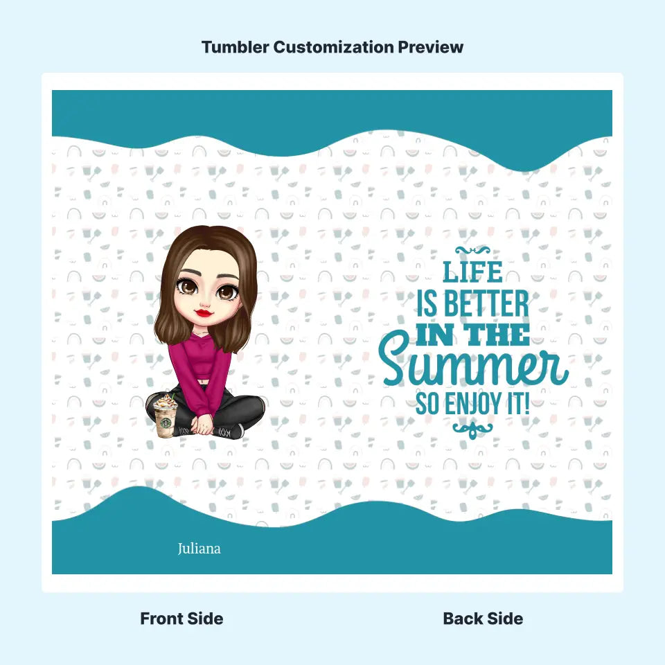 Make Your Own Customized Tumbler Cover! Sip to Admire the Beauty!