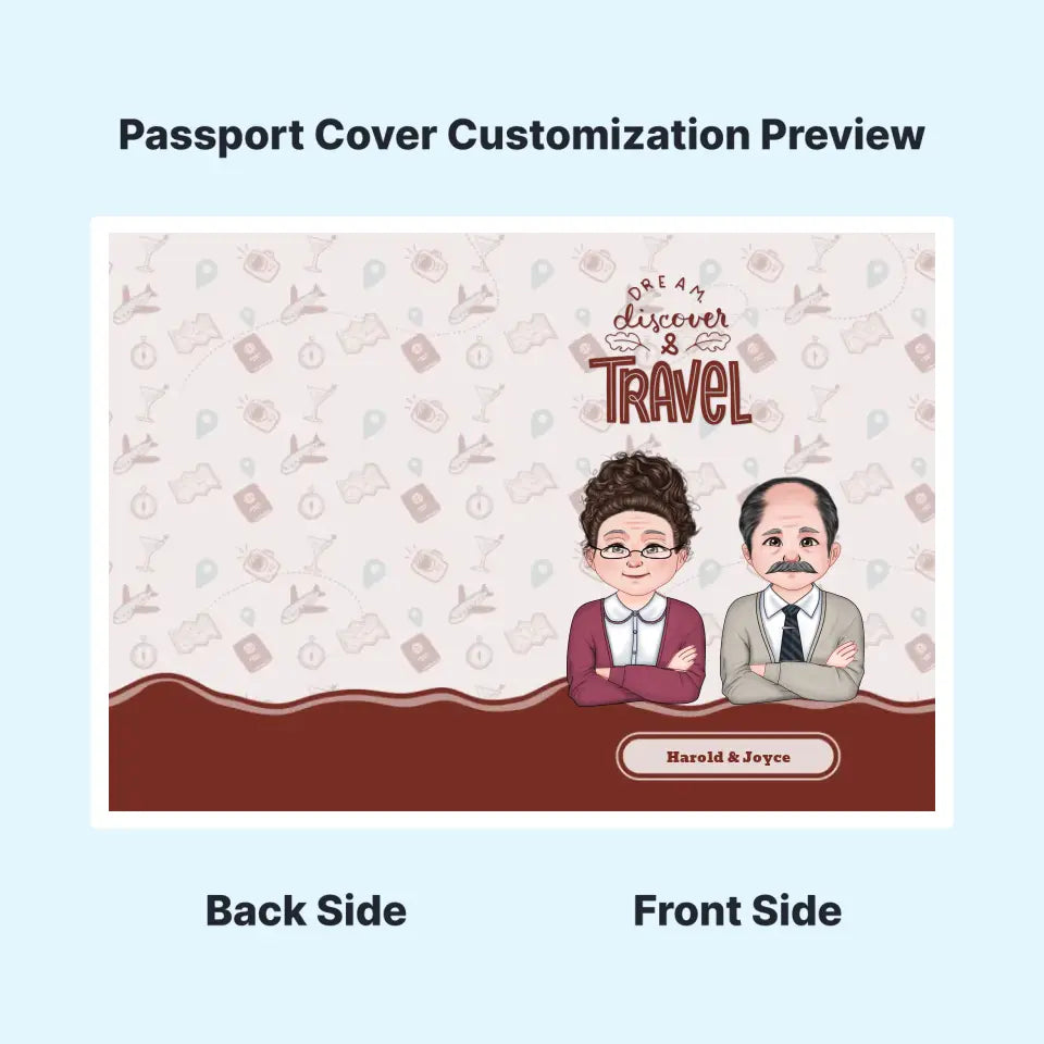 Not All Those Who Wander Are Lost - Create your own Customizable Passport Covers