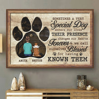 Thumbnail for Those We Love Don't Go Away - Personalized Horizontal Poster - Gift For Pet Lovers