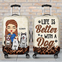 Thumbnail for Just A Girl Who Loves Dogs - Personalized Luggage Cover