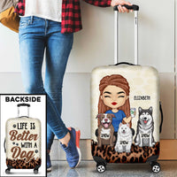 Thumbnail for Just A Girl Who Loves Dogs - Personalized Luggage Cover