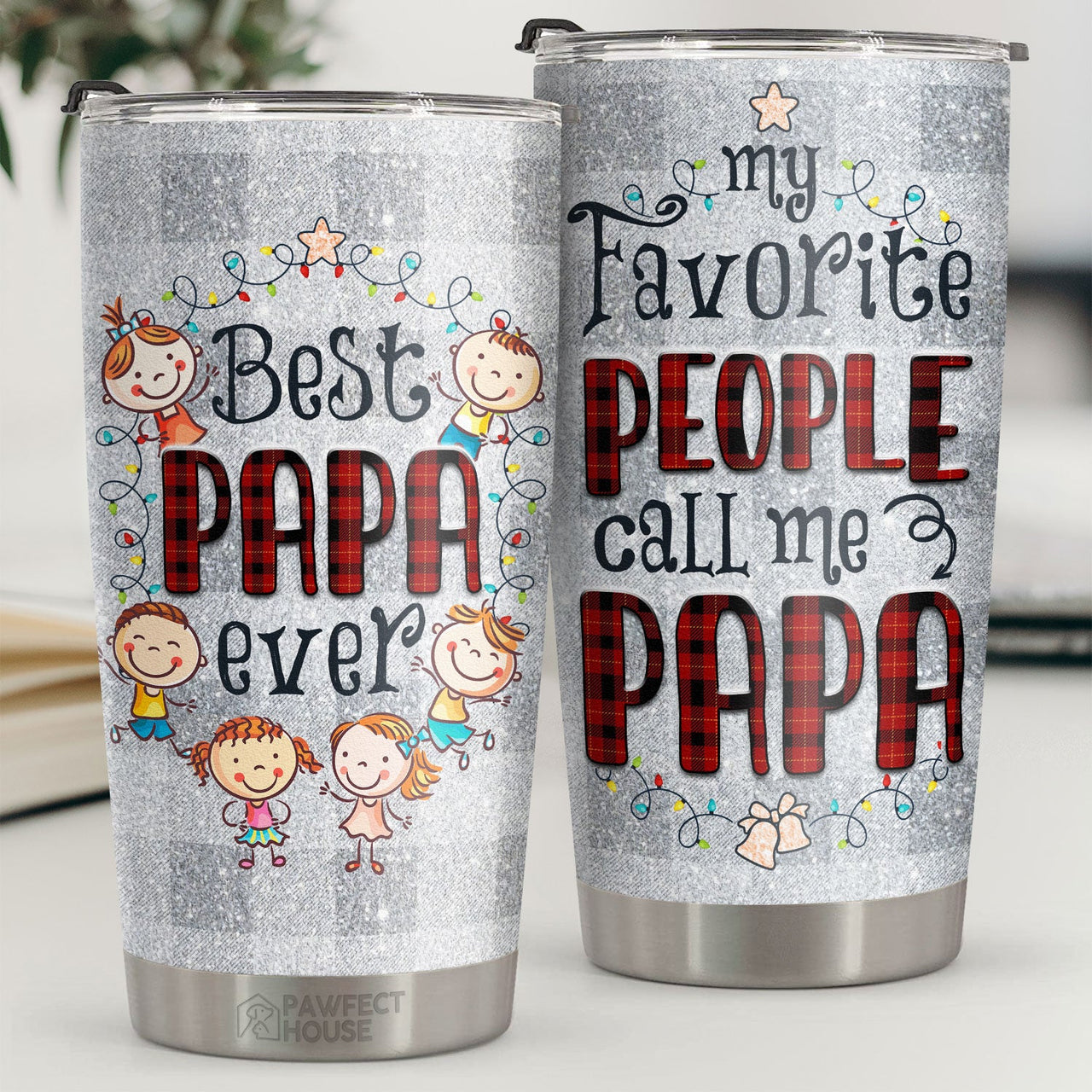 My Favorite People Call Me Papa - Tumbler - Christmas Gift For Family, Couple, Friends, Christmas Decoration, Holiday Gift