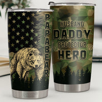 Thumbnail for Husband Daddy Protector Hero - Tumbler - To My Dad, Gift For Dad, Dad Gift From Daughter And Son, Birthday Gift For Dad