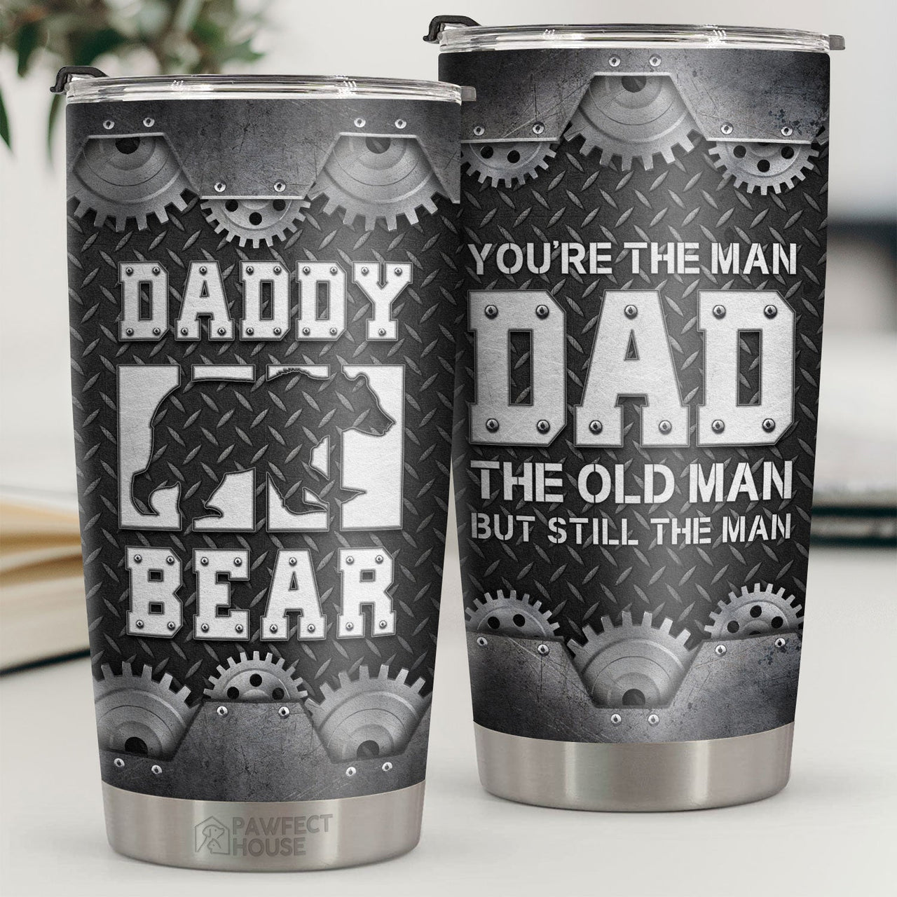 You're The Man Dad The Old Man But Still The Man - Tumbler - To My Dad, Gift For Dad, Dad Gift From Daughter And Son, Birthday Gift For Dad