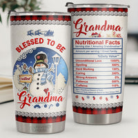 Thumbnail for Blessed To Be Called Grandma - Tumbler - Christmas Gift For Family, Couple, Friends, Christmas Decoration, Holiday Gift