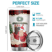 Thumbnail for I Promise You Won't Have To Face Problems Alone - Tumbler - Christmas Gift For Family, Couple, Friends, Christmas Decoration, Holiday Gift