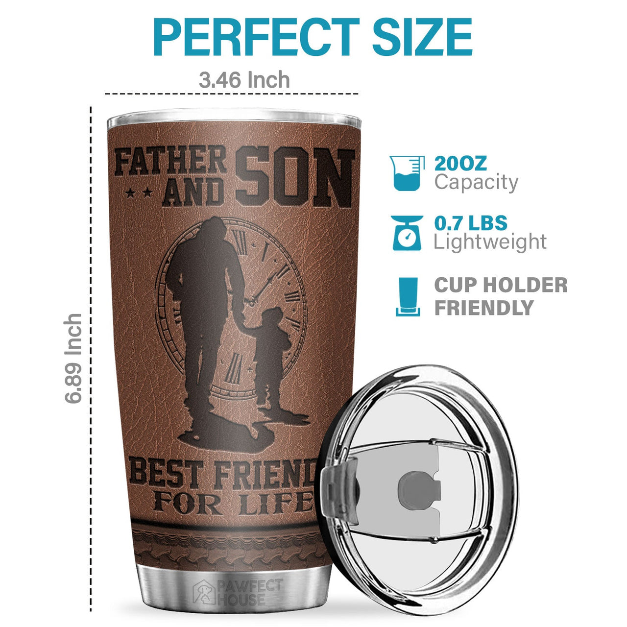 You're The Man Dad The Old Man But Still The Man Papa Bear - Tumbler - To My Dad, Gift For Dad, Dad Gift From Daughter And Son, Birthday Gift For Dad