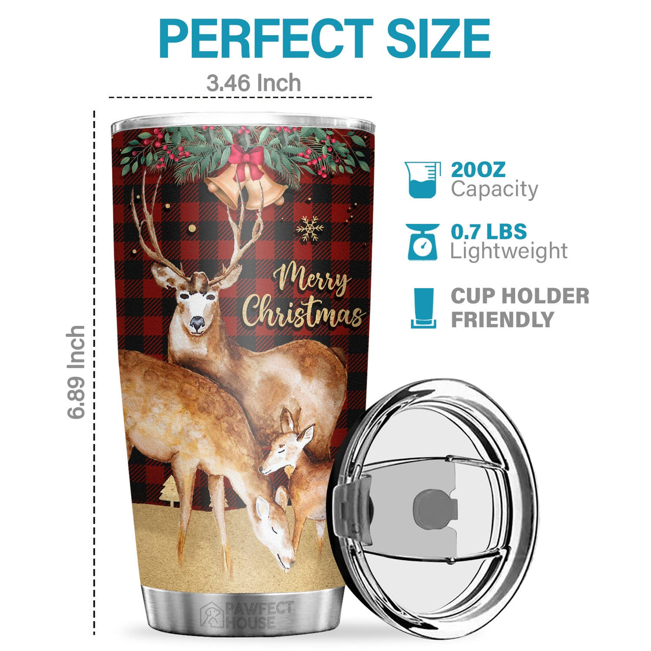 Personalized Christmas Tumblers - Holiday Gift - Personalised Gifts NZ