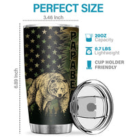 Thumbnail for Husband Daddy Protector Hero - Tumbler - To My Dad, Gift For Dad, Dad Gift From Daughter And Son, Birthday Gift For Dad