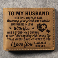 Thumbnail for Meeting You Was Fate - Bifold Wallet - Gift For Couples, Husband Wife