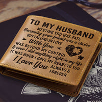 Thumbnail for Meeting You Was Fate - Bifold Wallet - Gift For Couples, Husband Wife