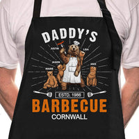 Thumbnail for Daddy's Barbecue Grill - Gift For Dad, Grandpa - Personalized Apron