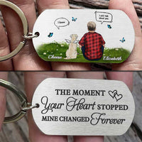 Thumbnail for My Heart Changed Forever - Personalized Keychain - Gift For Pet Lovers