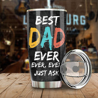 Thumbnail for Our Best Dad Ever, Ever, Ever - Personalized Tumbler - Gift For Dad