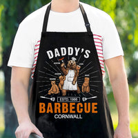 Thumbnail for Daddy's Barbecue Grill - Gift For Dad, Grandpa - Personalized Apron