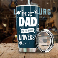 Thumbnail for The Best Dad In The Whole Universe - Personalized Tumbler - Gift For Dad