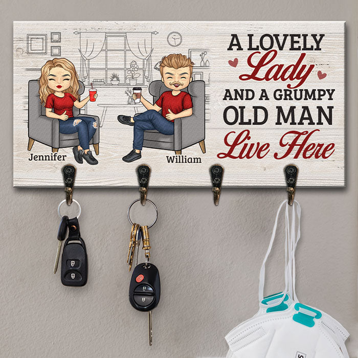 Personalized Wood Key Holder - Custom Key Hanger - Personalised Gifts NZ