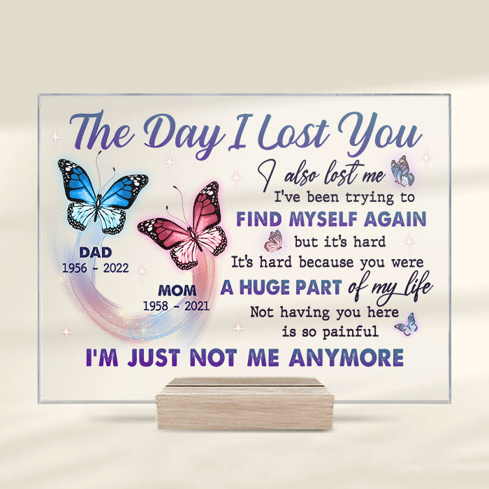 Acrylic Plaque With Stand - Huge Part Of My Life - Personalised Gifts NZ