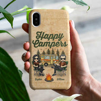 Thumbnail for We Are Happy Campers - Gift For Camping Couples, Husband Wife - Personalized Phone Case