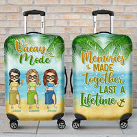 Thumbnail for Memories Made Together Last A Lifetime - Gift For Bestie, Personalized Luggage Cover