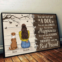 Thumbnail for You're Not Just A Dog - Personalized Horizontal Poster - Gift For Pet Lovers