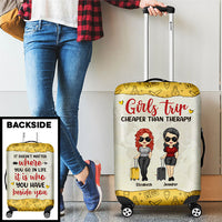 Thumbnail for Girls Trip, It Doesn't Matter Where You Go - Personalized Luggage Cover