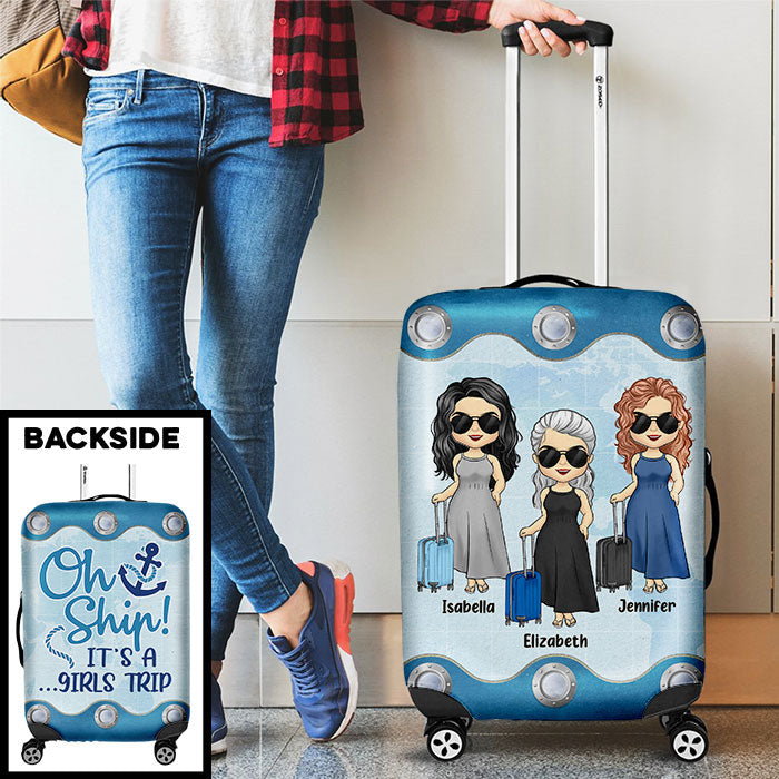 It's A Girls Trip - Personalized Luggage Cover