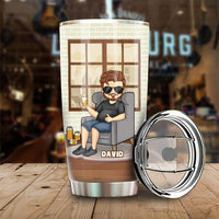 Thumbnail for It's Not A Dad Bod But A Charming Father Figure  - Gift For Dad, Grandpa - Personalized Tumbler