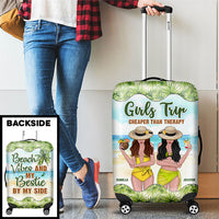 Thumbnail for Beach Vibes & My Bestie By My Side - Gift For Bestie, Personalized Luggage Cover