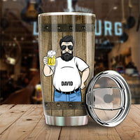 Thumbnail for It's Not A Dad Bod, It's A Father Figure - Gift For Dad, Grandpa - Personalized Tumbler