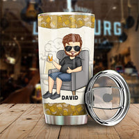 Thumbnail for It's Not A Dad Bod But A Delightful Father Figure  - Gift For Dad, Grandpa - Personalized Tumbler