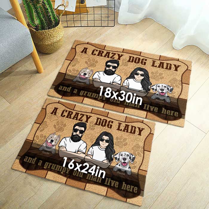 Dog Lovers Doormat - Personalized Decorative Mat - Personalised Gifts NZ