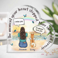 Thumbnail for My Heart Changed Forever - Personalized Shaped Acrylic Plaque - Memorial Gift, Sympathy Gift