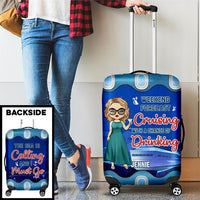 Thumbnail for Weekend Forecast Cruising With A Chance Of Drinking - Personalized Luggage Cover