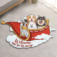 Thumbnail for Hope You Like Dog Hair - Personalized Shaped Decorative Mat - Gift For Pet Lovers