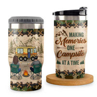 Thumbnail for Camping Partners For Life - Personalized Can Cooler - Gift For Couples, Gift For Camping Lovers