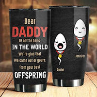 Thumbnail for From Your Best Offspring - Personalized Tumbler - Gift For Dad