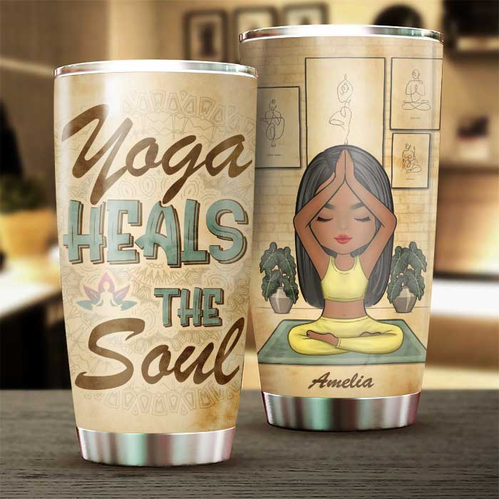 Today’s Good Mood Is Sponsored By Yoga - Personalized Tumbler - Gift For Yoga Lovers