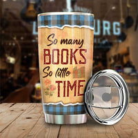 Thumbnail for Just A Girl In Love With Her Books - Personalized Tumbler - Gift For Book Lovers