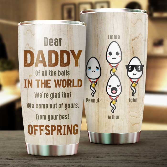 From Your Best Offspring - Personalized Tumbler - Gift For Dad