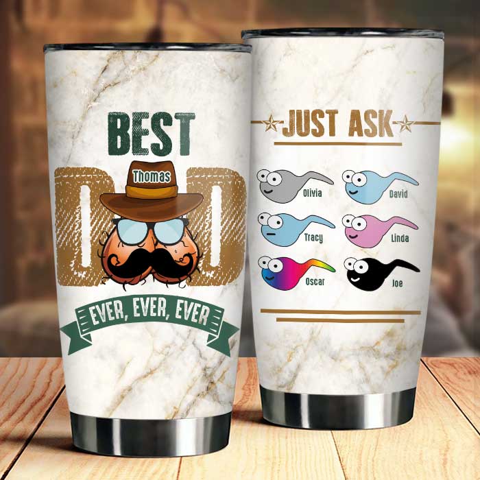 This Is The Best Dad Ever - Personalized Tumbler - Gift For Dad