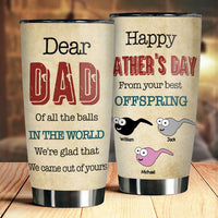 Thumbnail for From Your Best Offspring - Personalized Tumbler - Gift For Dad, Gift For Father's Day