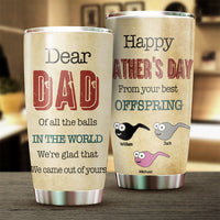 Thumbnail for From Your Best Offspring - Personalized Tumbler - Gift For Dad, Gift For Father's Day